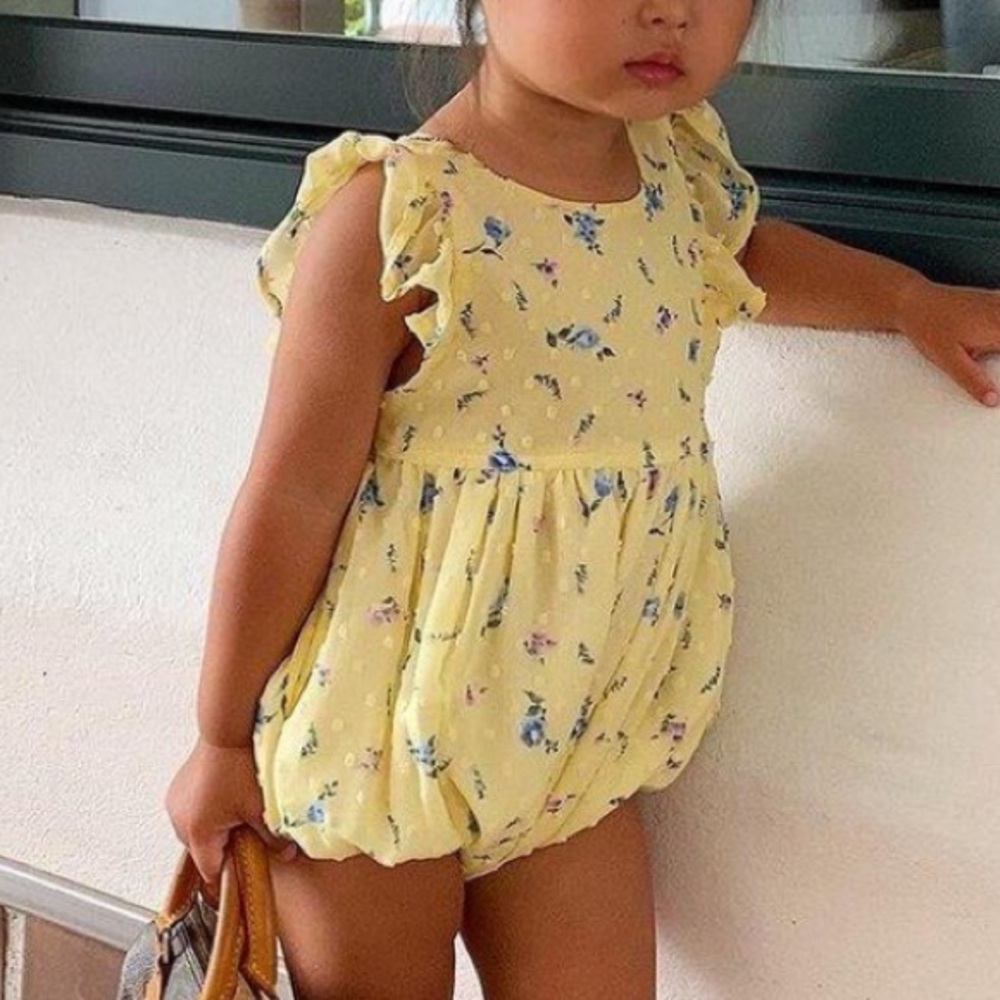 Floral Toddler Romper